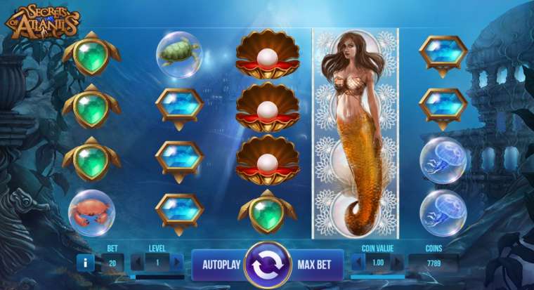 Игровой автомат «Secrets of Atlantis» на официальном сайте казино Азино777